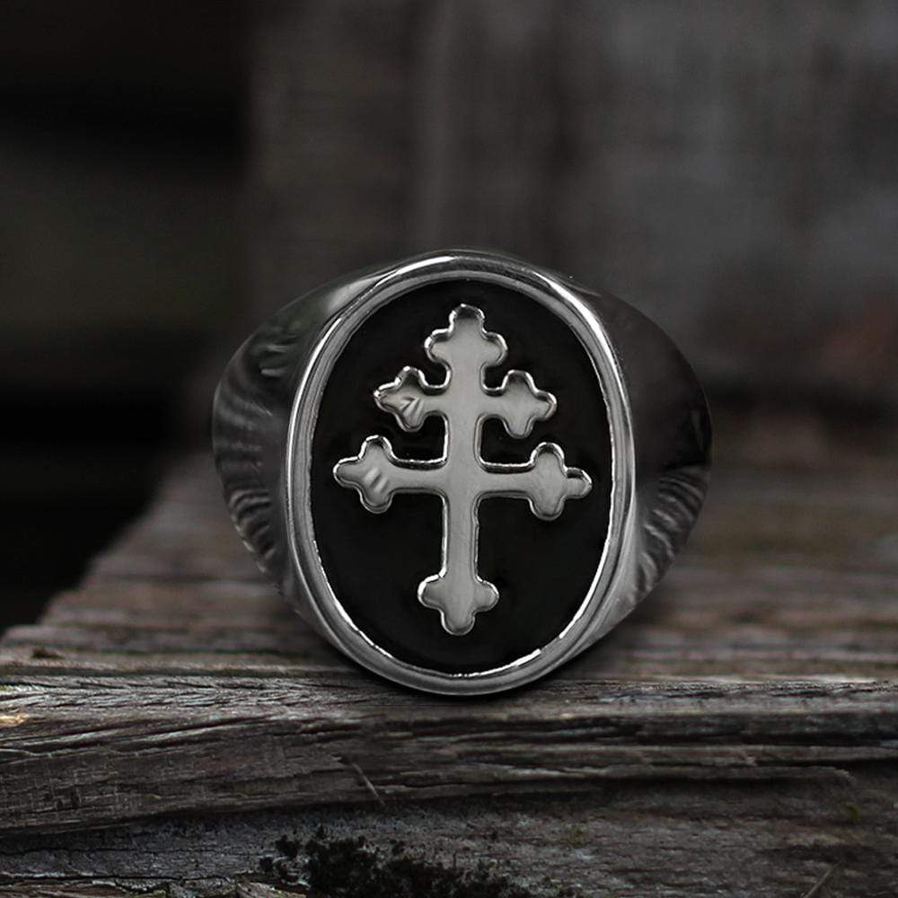 2311-cross-of-lorraine-stainless-steel-masonic-ring-7.jpg Cross of Lorraine Stainless Steel Masonic Ring