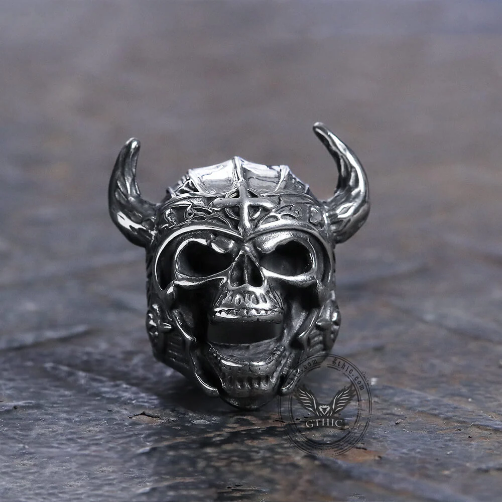 2318-nordic-god-of-war-viking-warrior-skull-ring-5.webp Nordic God of War Viking Warrior Skull Ring