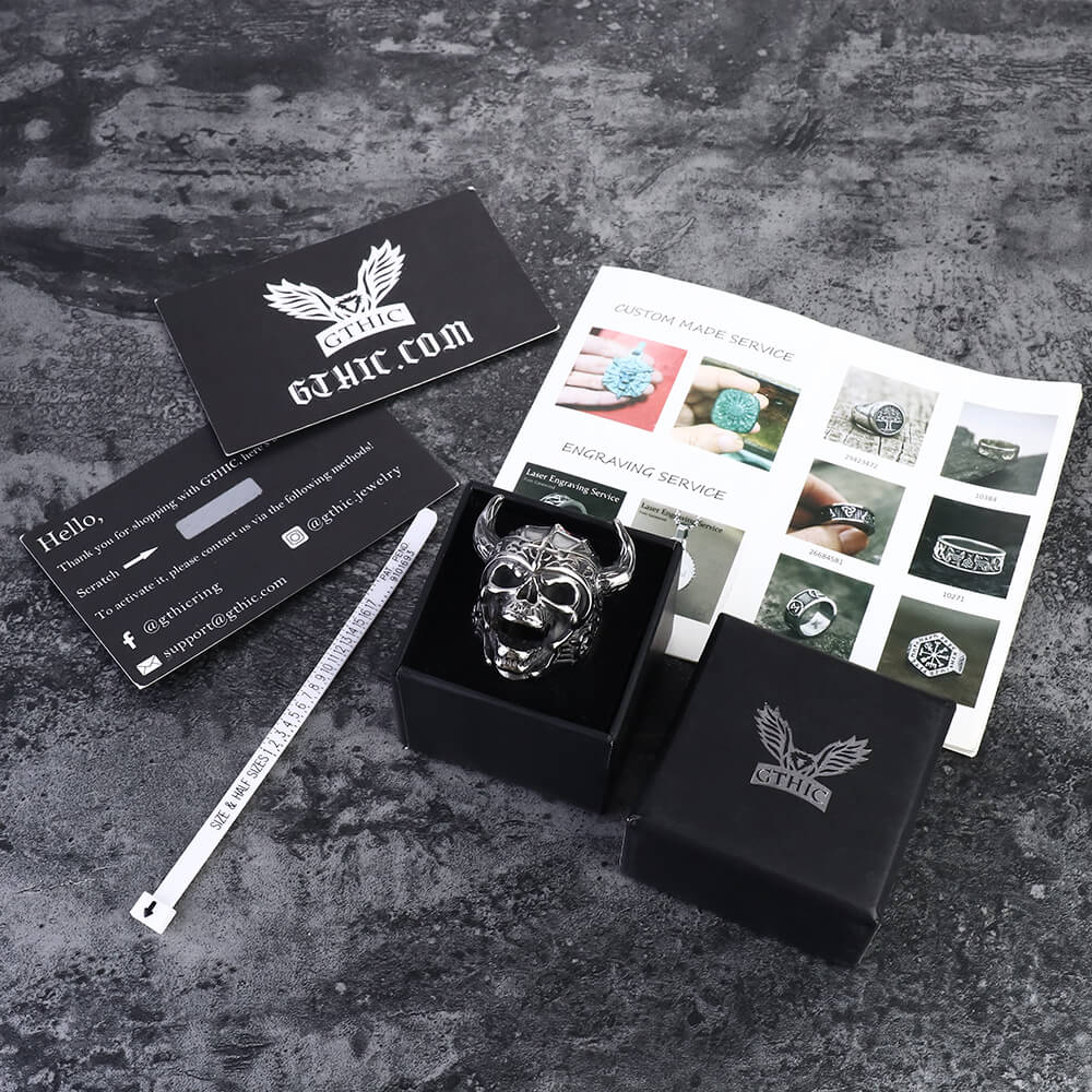 2318-nordic-god-of-war-viking-warrior-skull-ring-8.jpg Nordic God of War Viking Warrior Skull Ring