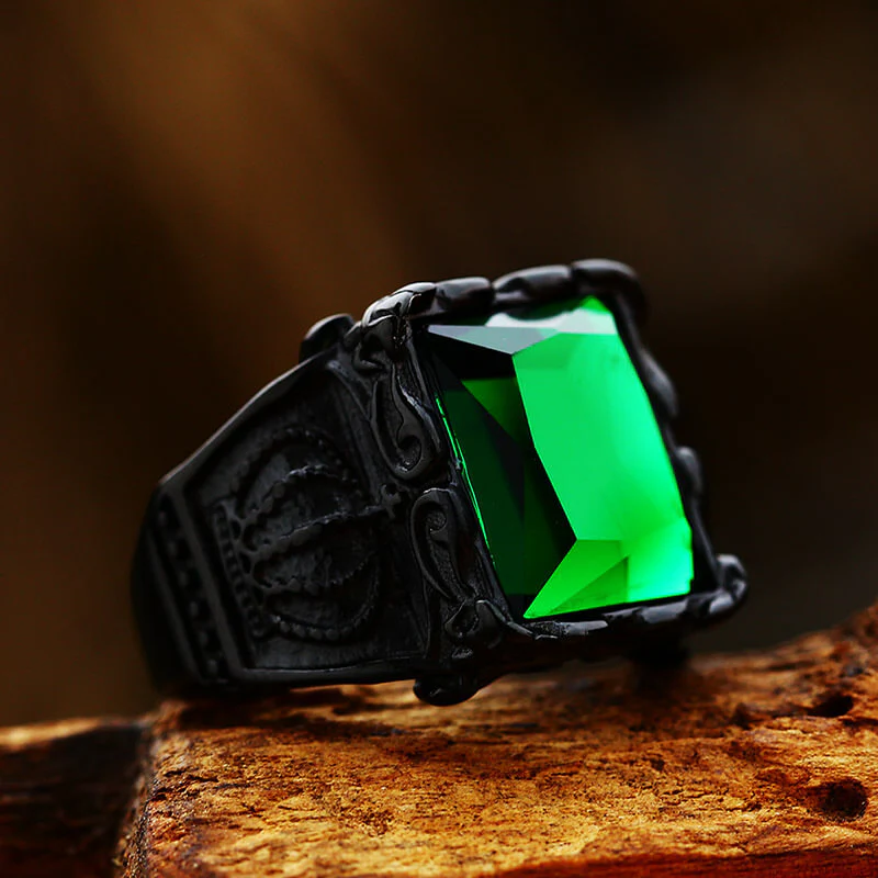 2477-gothic-crown-stainless-steel-cz-ring-11.webp Gothic Crown Stainless Steel CZ Ring
