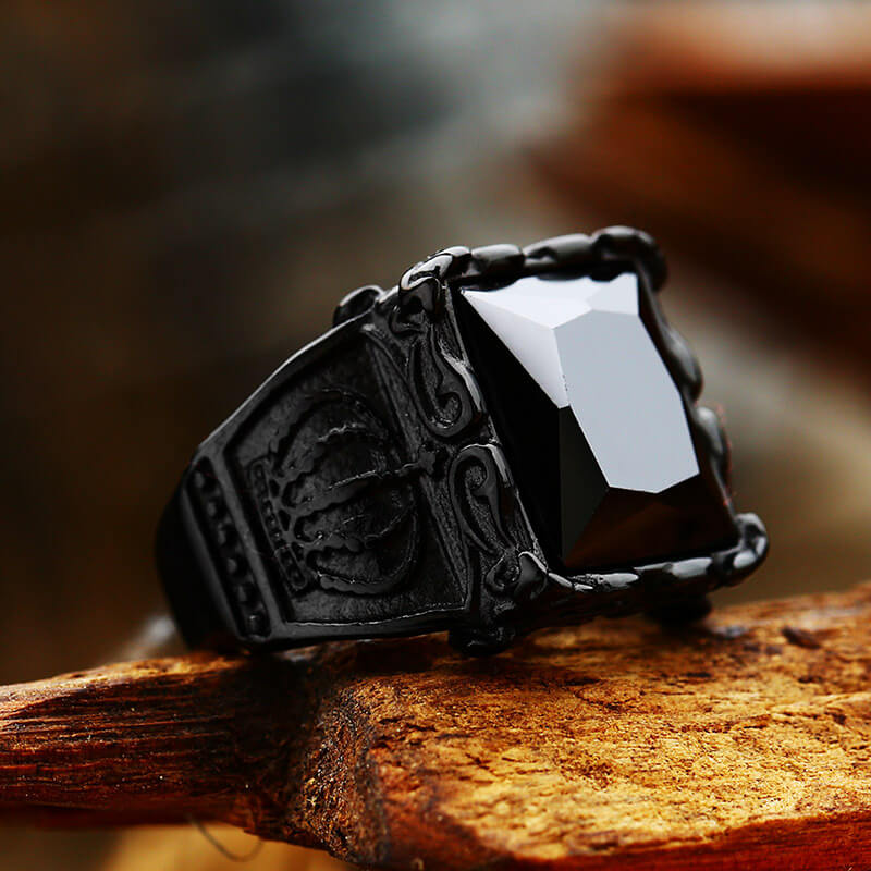 2477-gothic-crown-stainless-steel-cz-ring-12.jpg Gothic Crown Stainless Steel CZ Ring