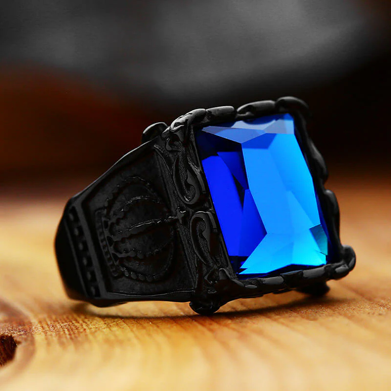 2477-gothic-crown-stainless-steel-cz-ring-13.webp Gothic Crown Stainless Steel CZ Ring