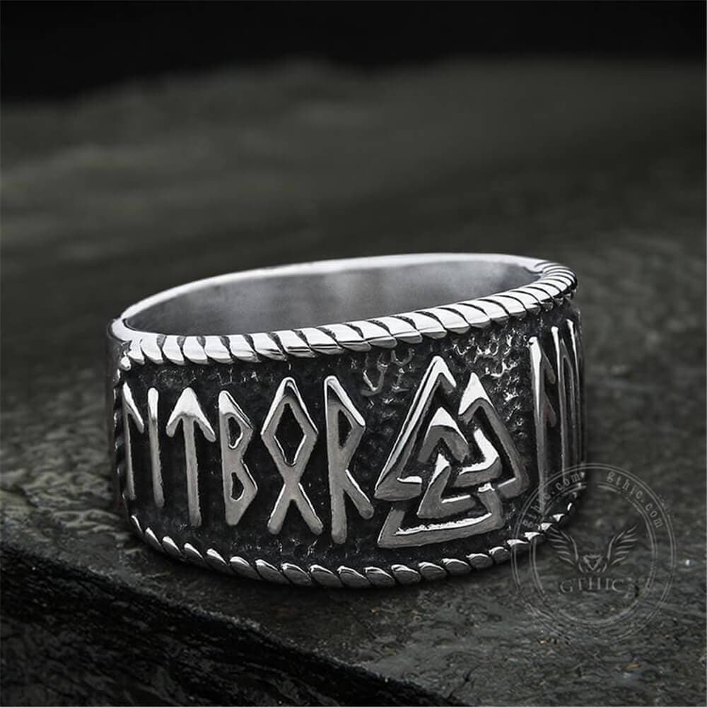 2555-odin-runes-valknut-316l-stainless-steel-viking-ring-7.jpg ODIN Runes Valknut 316L Stainless Steel Viking Ring