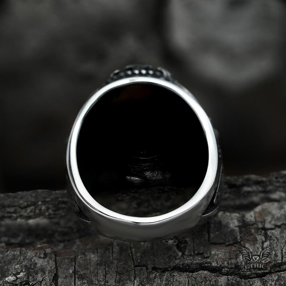 2593-vintage-pattern-turquoise-tiger-eye-stainless-steel-ring-14.jpg Vintage Pattern Turquoise Tiger-Eye Stainless Steel Ring