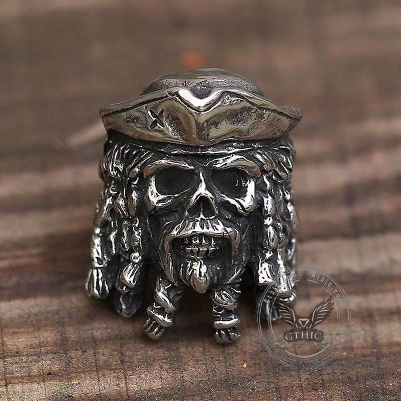 2746-pirate-captain-stainless-steel-skull-ring-6.jpg Pirate Captain Stainless Steel Skull Ring