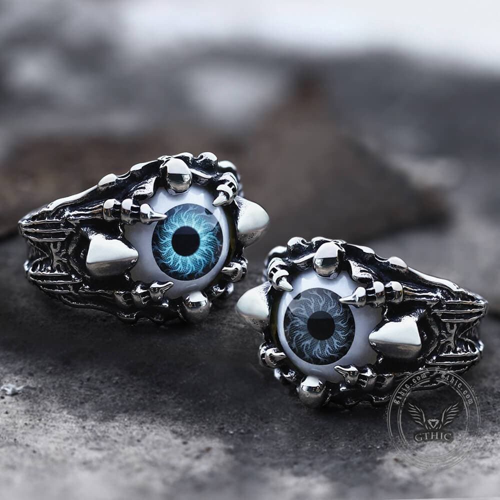 2774-greek-evil-eye-stainless-steel-skull-ring-2.jpg Greek Evil Eye Stainless Steel Skull Ring