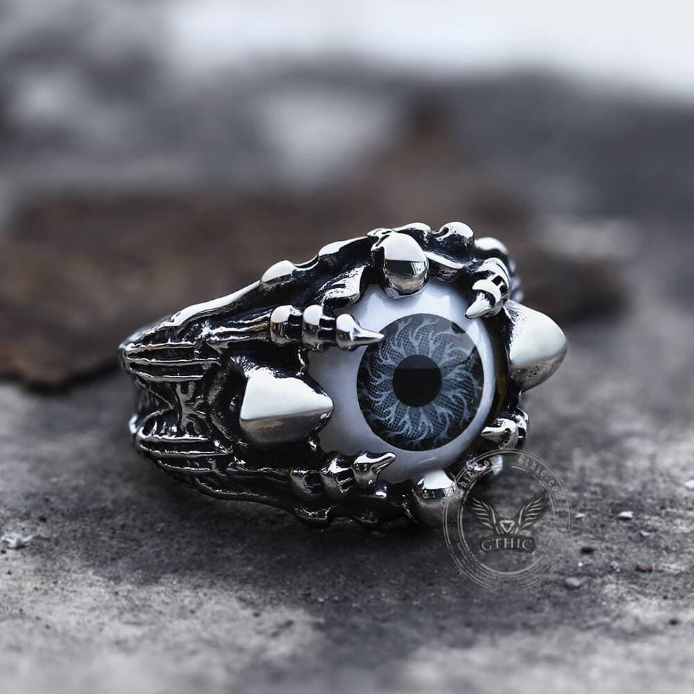 2774-greek-evil-eye-stainless-steel-skull-ring-3.jpg Greek Evil Eye Stainless Steel Skull Ring