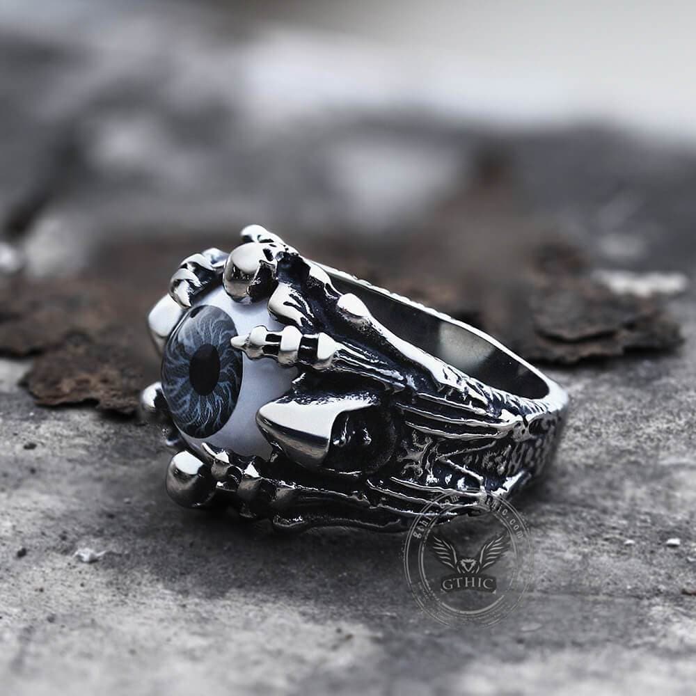 2774-greek-evil-eye-stainless-steel-skull-ring-4.jpg Greek Evil Eye Stainless Steel Skull Ring
