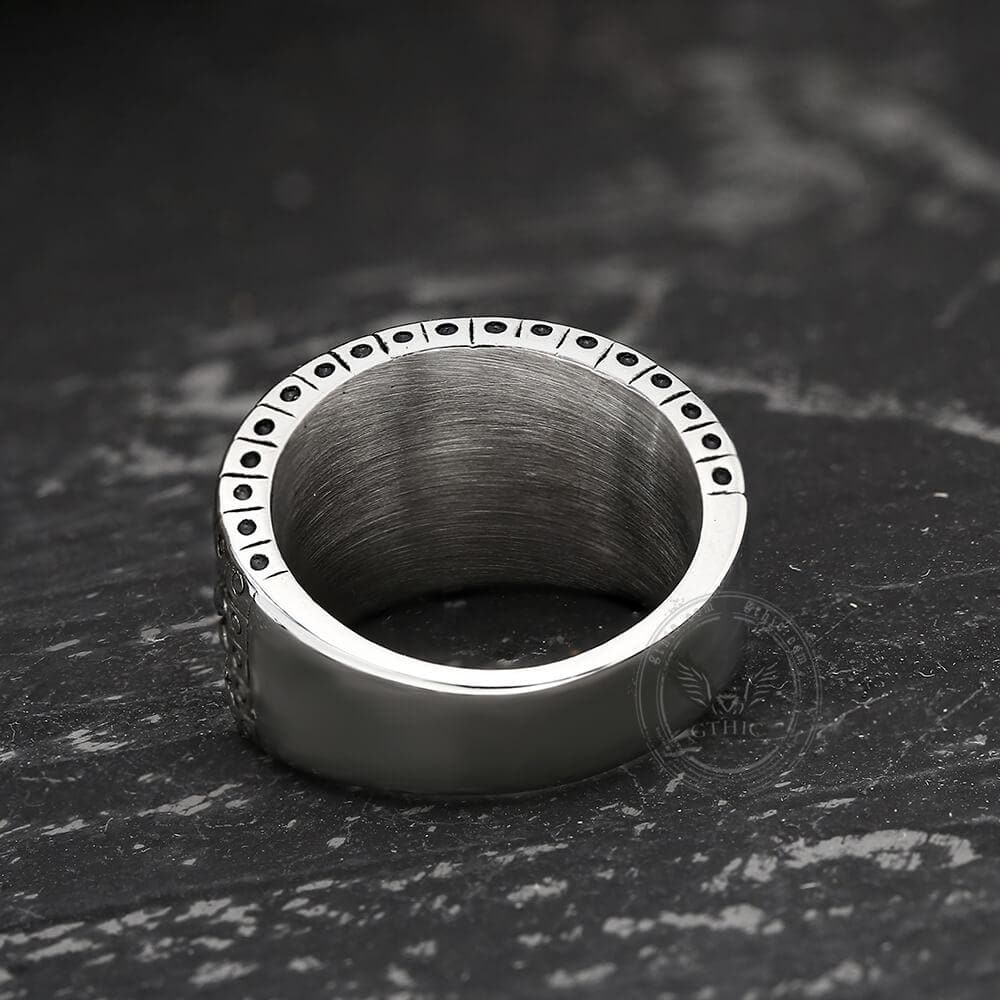 2891-ouroboros-stainless-steel-mythology-ring-7.jpg Ouroboros Stainless Steel Mythology Ring