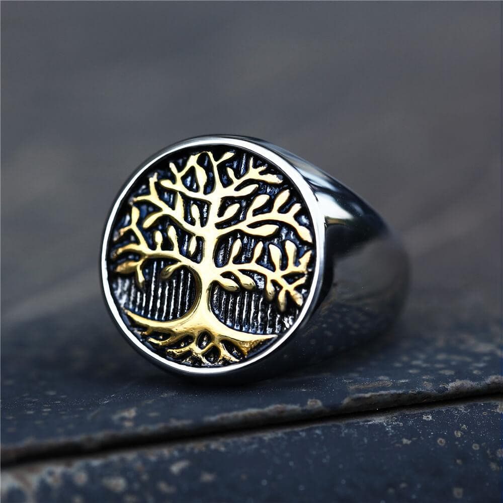 2902-tree-of-life-stainless-steel-viking-ring-3.jpg Tree Of Life Stainless Steel Viking Ring