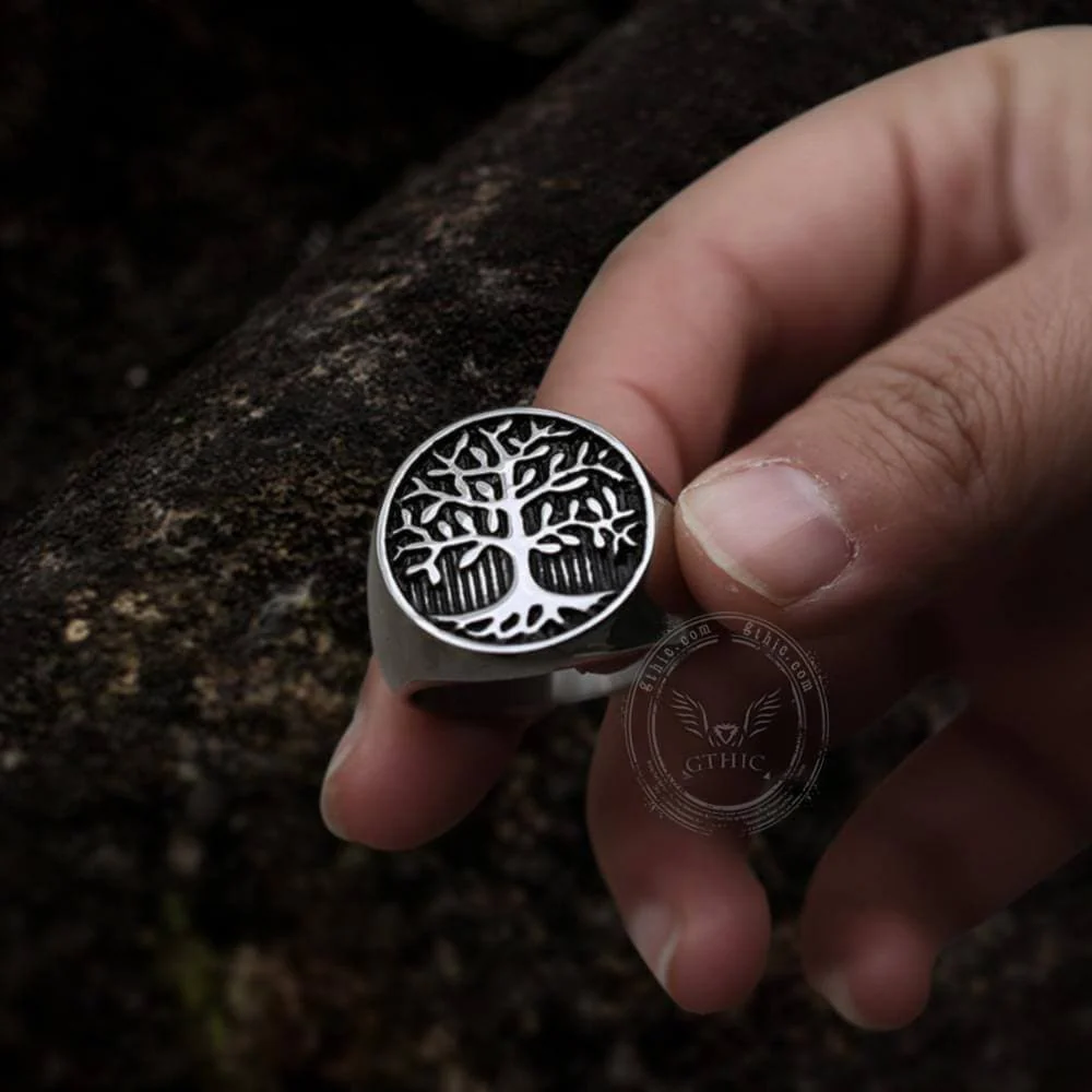 2902-tree-of-life-stainless-steel-viking-ring-8.webp Tree Of Life Stainless Steel Viking Ring