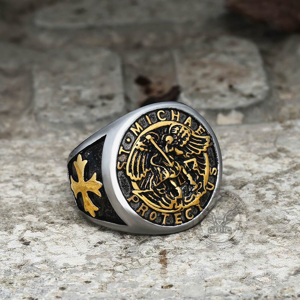 303-guardian-angel-templar-knight-ring-4.jpg Guardian Angel Templar Knight Ring