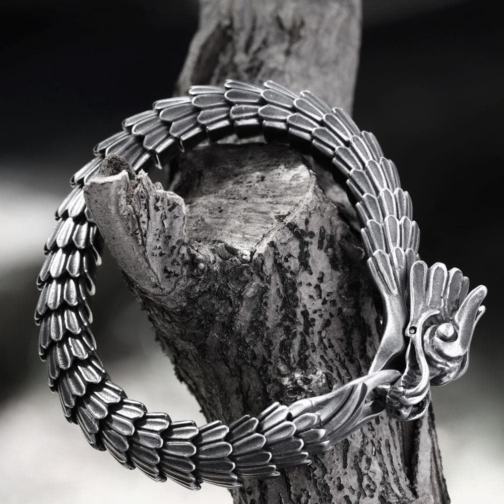 3112-dragon-scale-stainless-steel-bracelet-5.jpg Dragon Scale Stainless Steel Bracelet