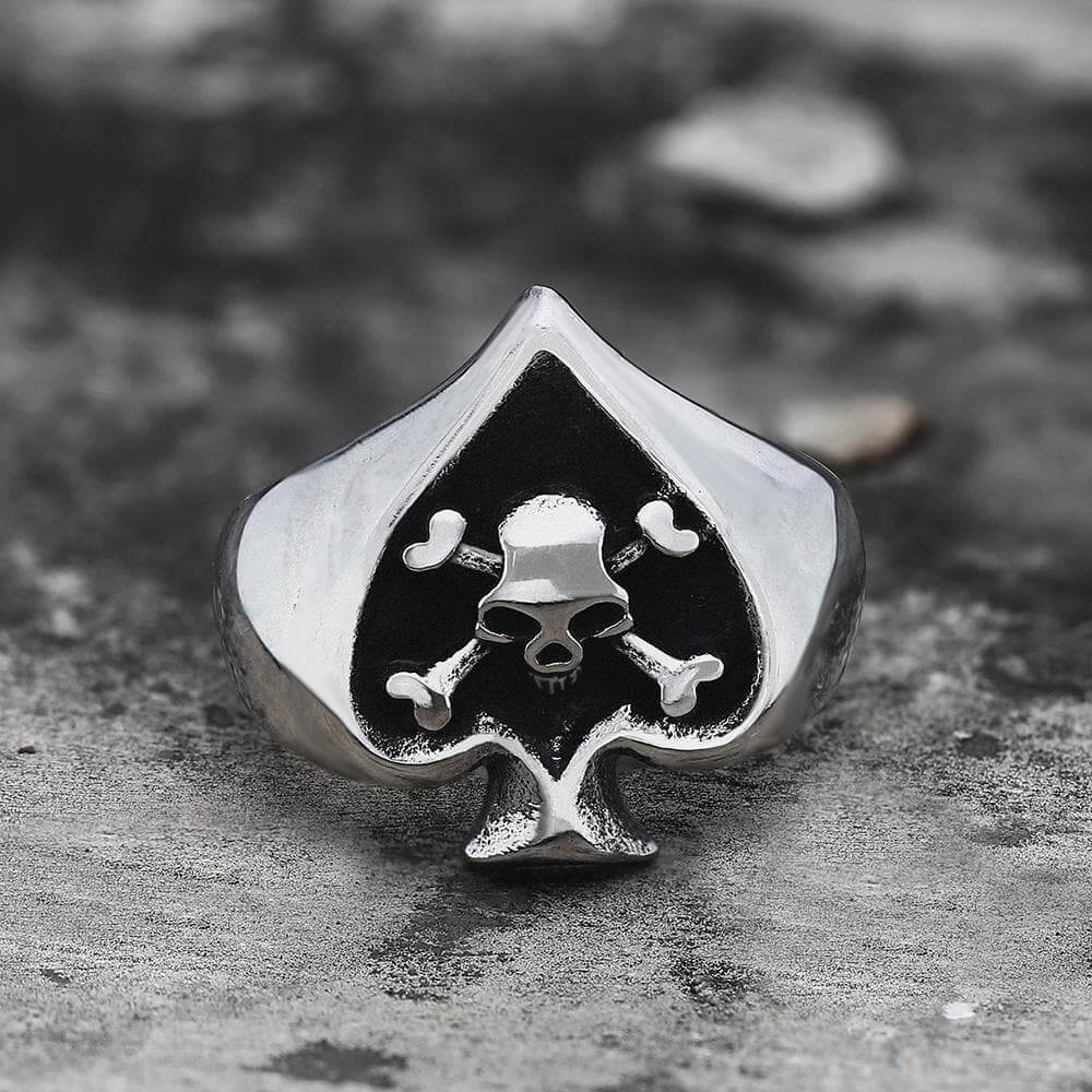 3133-spades-stainless-steel-skull-ring-1.jpg Spades Stainless Steel Skull Ring