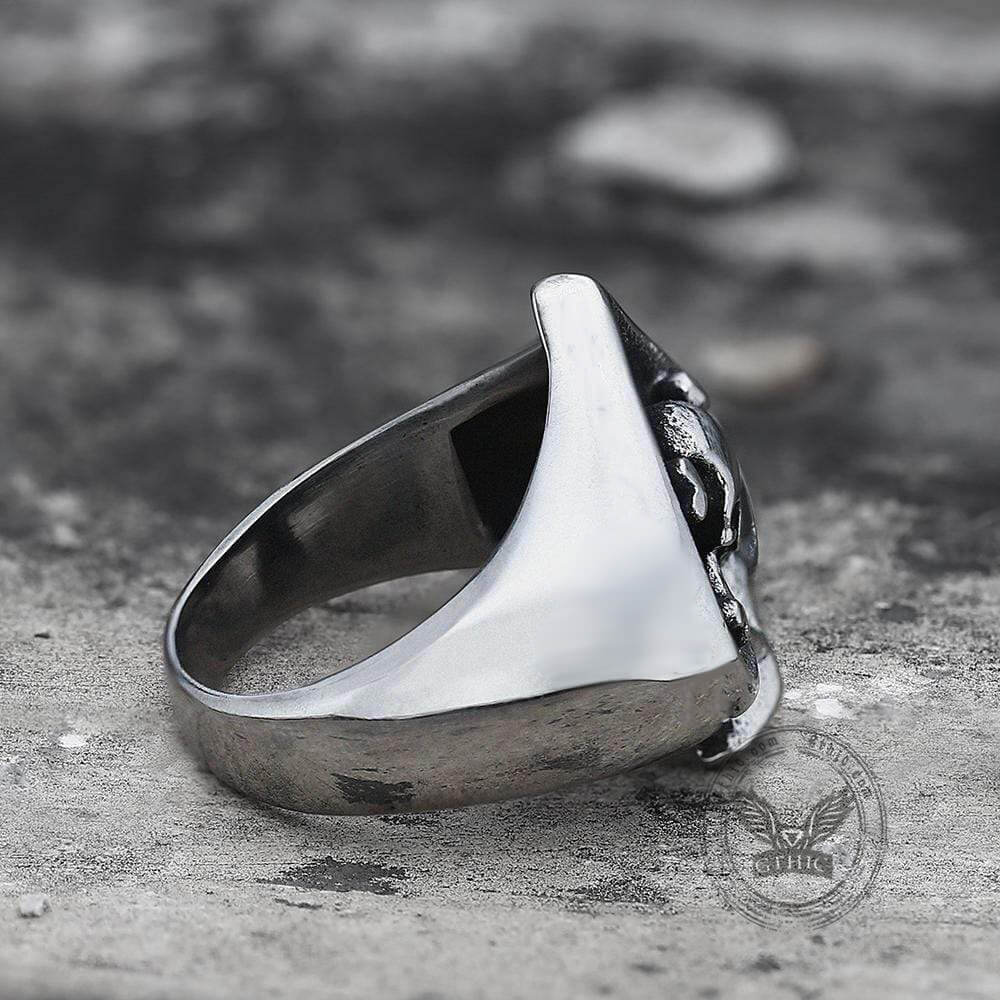 3133-spades-stainless-steel-skull-ring-5.jpg Spades Stainless Steel Skull Ring