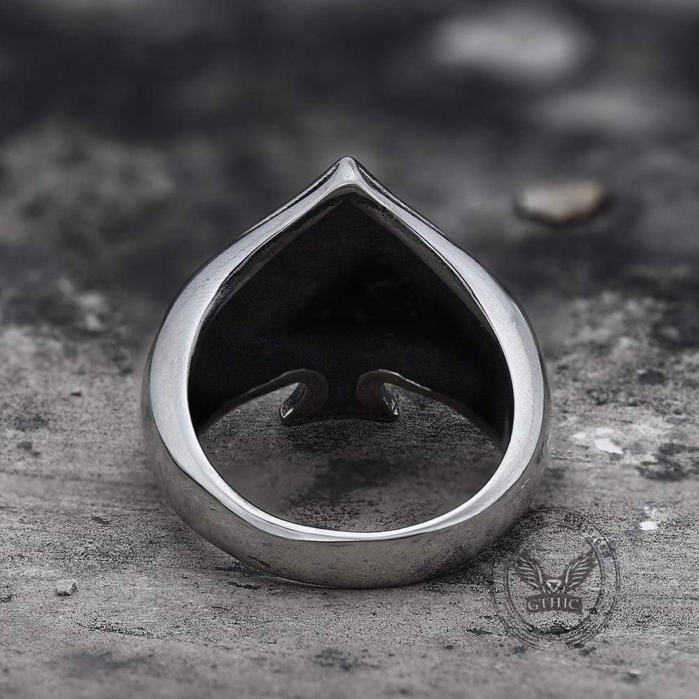3133-spades-stainless-steel-skull-ring-6.jpg Spades Stainless Steel Skull Ring