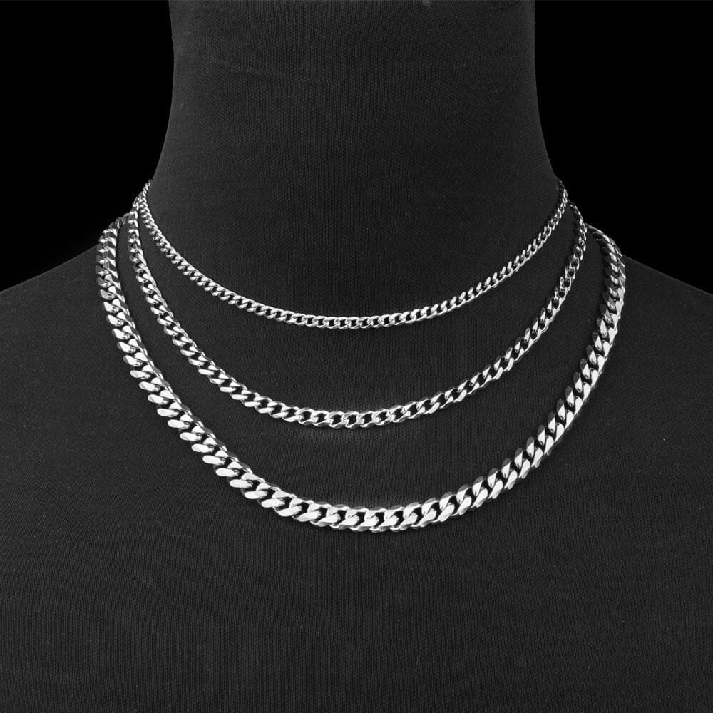 3221-classic-cuban-link-stainless-steel-chain-necklace-1.jpg Classic Cuban Link Stainless Steel Chain Necklace