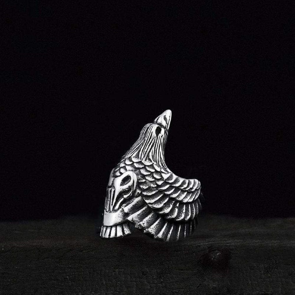 3348-crow-316l-stainless-steel-beast-ring-5.jpg Crow 316L Stainless Steel Beast Ring