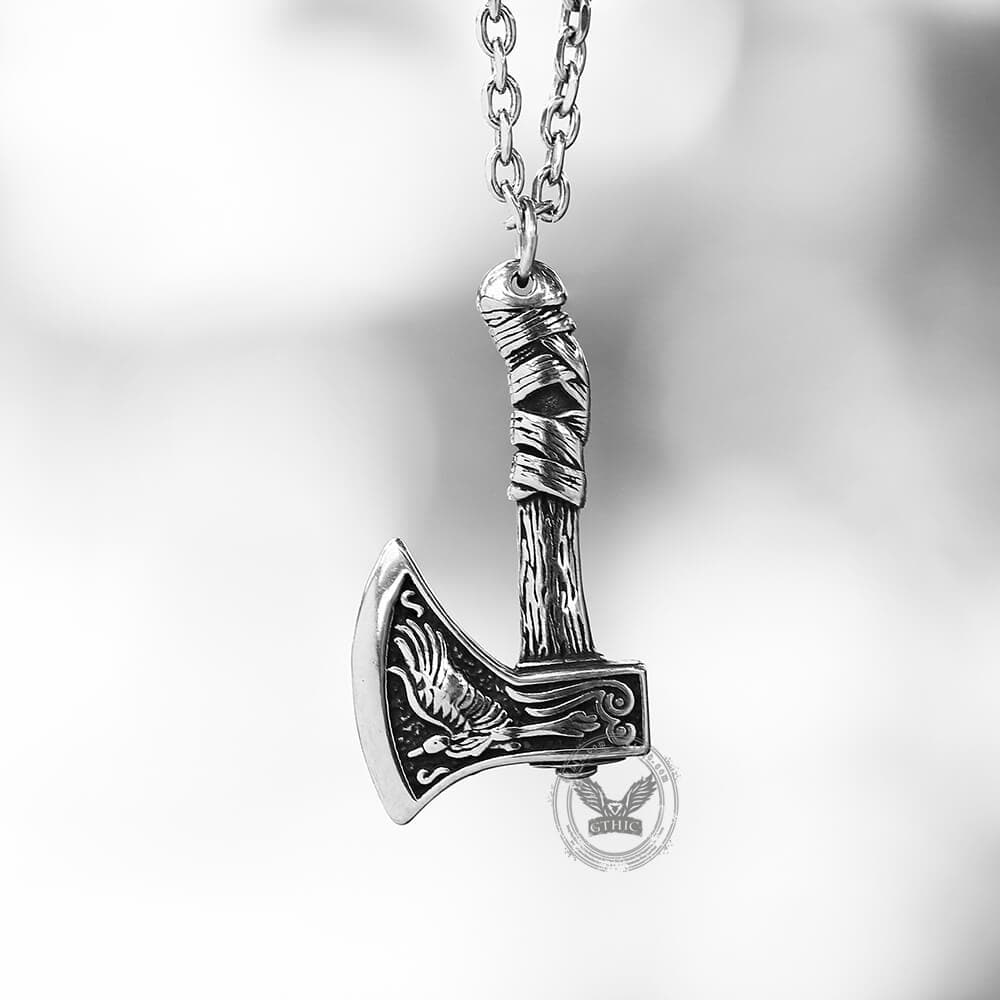 3401-viking-axe-stainless-steel-pendant-2.jpg Viking Axe Stainless Steel Pendant