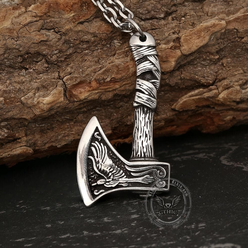 3401-viking-axe-stainless-steel-pendant-6.jpg Viking Axe Stainless Steel Pendant