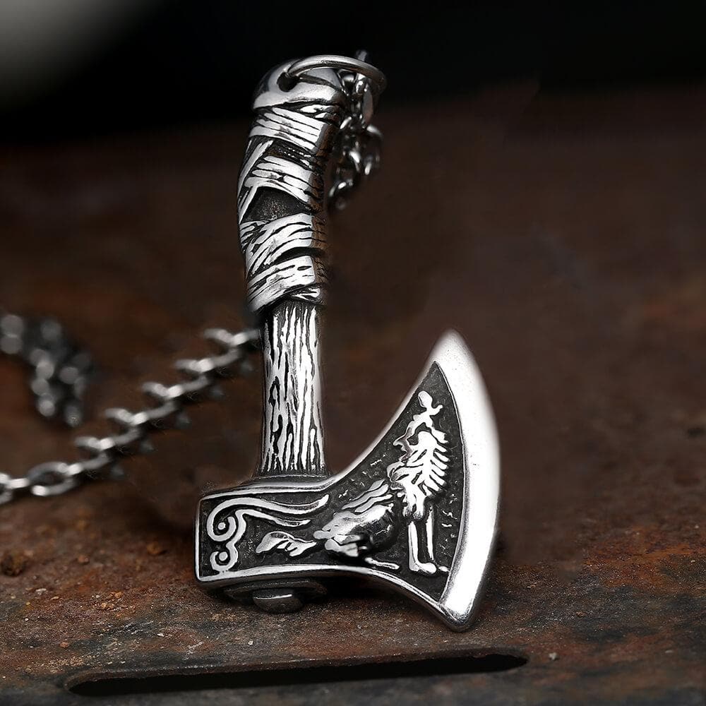 3402-stainless-steel-pendant-only-stainless-steel-pendant-only-variation-1.jpg Viking Axe Stainless Steel Pendant