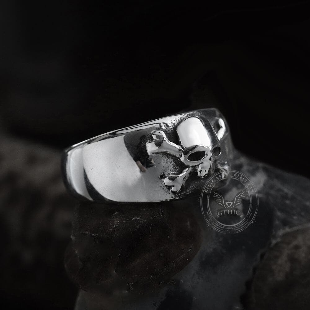 3702-skull-and-crossbones-stainless-steel-ring-4.jpg Skull and Crossbones Stainless Steel Ring
