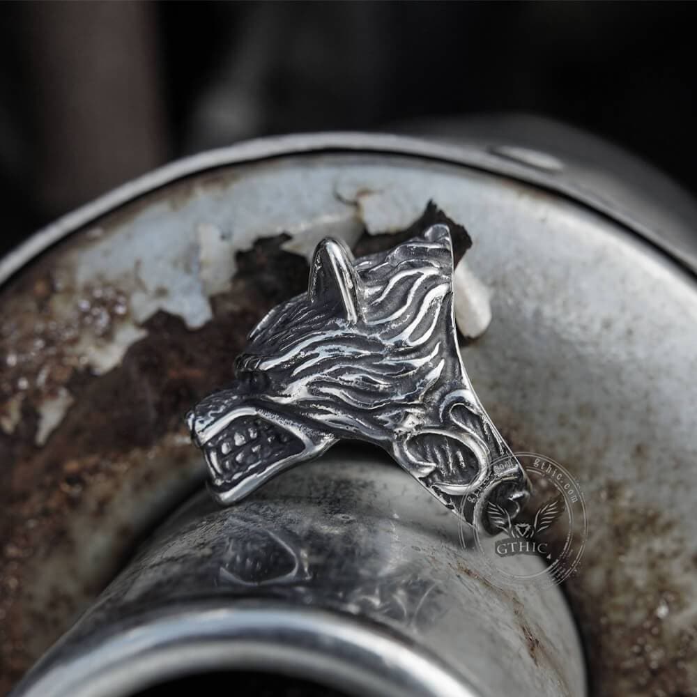 3775-fierce-wolf-stainless-steel-animal-ring-6.jpg Fierce Wolf Stainless Steel Animal Ring
