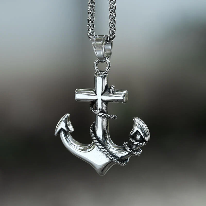 3856-anchor-stainless-steel-marine-pendant-1.webp Anchor Stainless Steel Marine Pendant