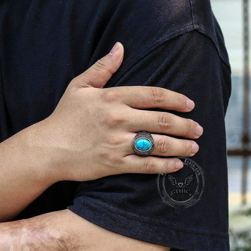 3865-vintage-pattern-gemstone-stainless-steel-ring-8.jpg Vintage Pattern Gemstone Stainless Steel Ring