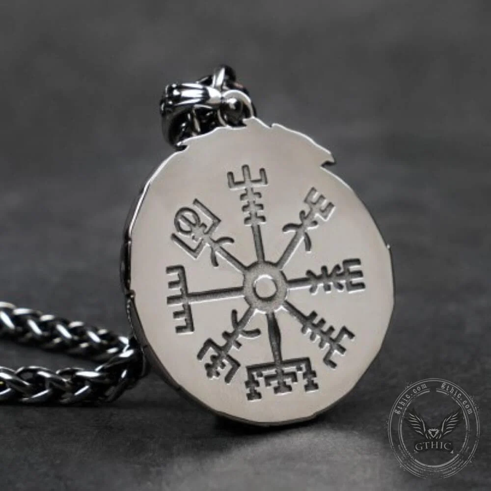 3917-valknut-stainless-steel-viking-dragon-pendant-8.webp Valknut Stainless Steel Viking Dragon Pendant