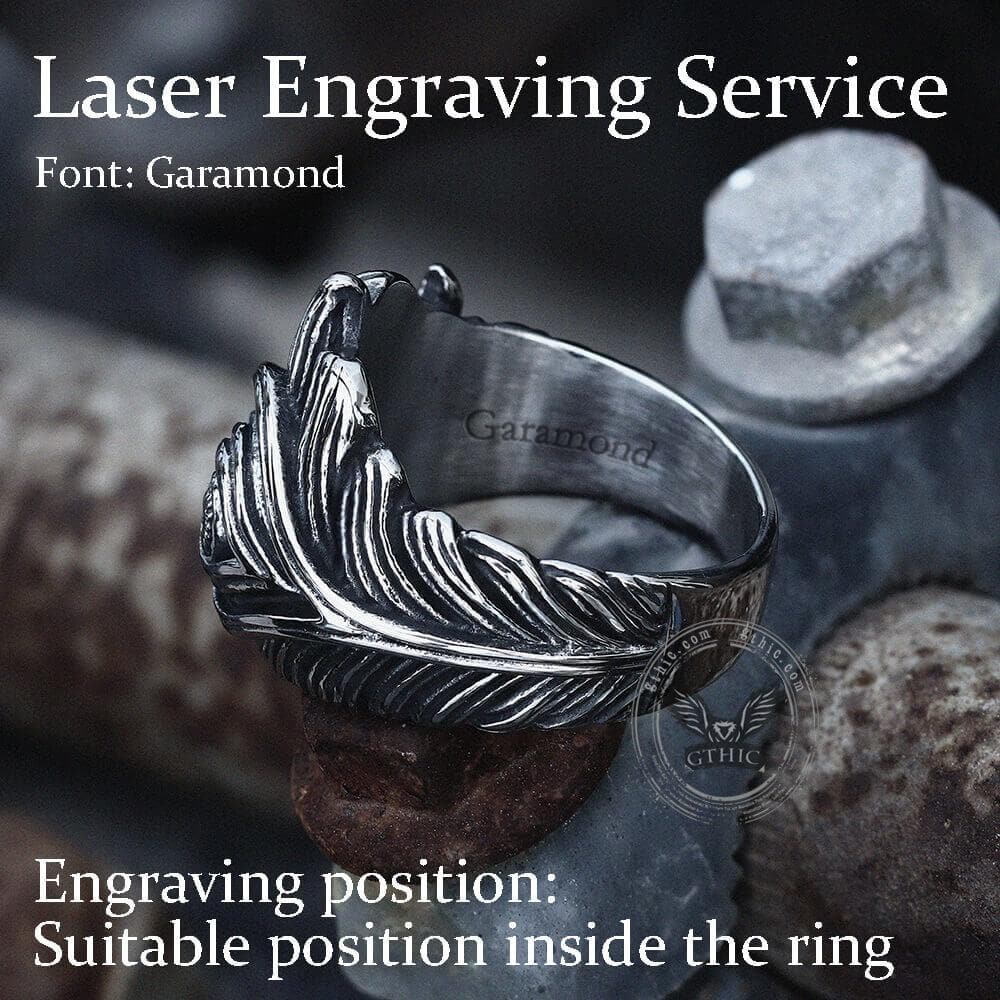 3940-eye-feather-stainless-steel-ring-8.jpg Eye Feather Stainless Steel Ring