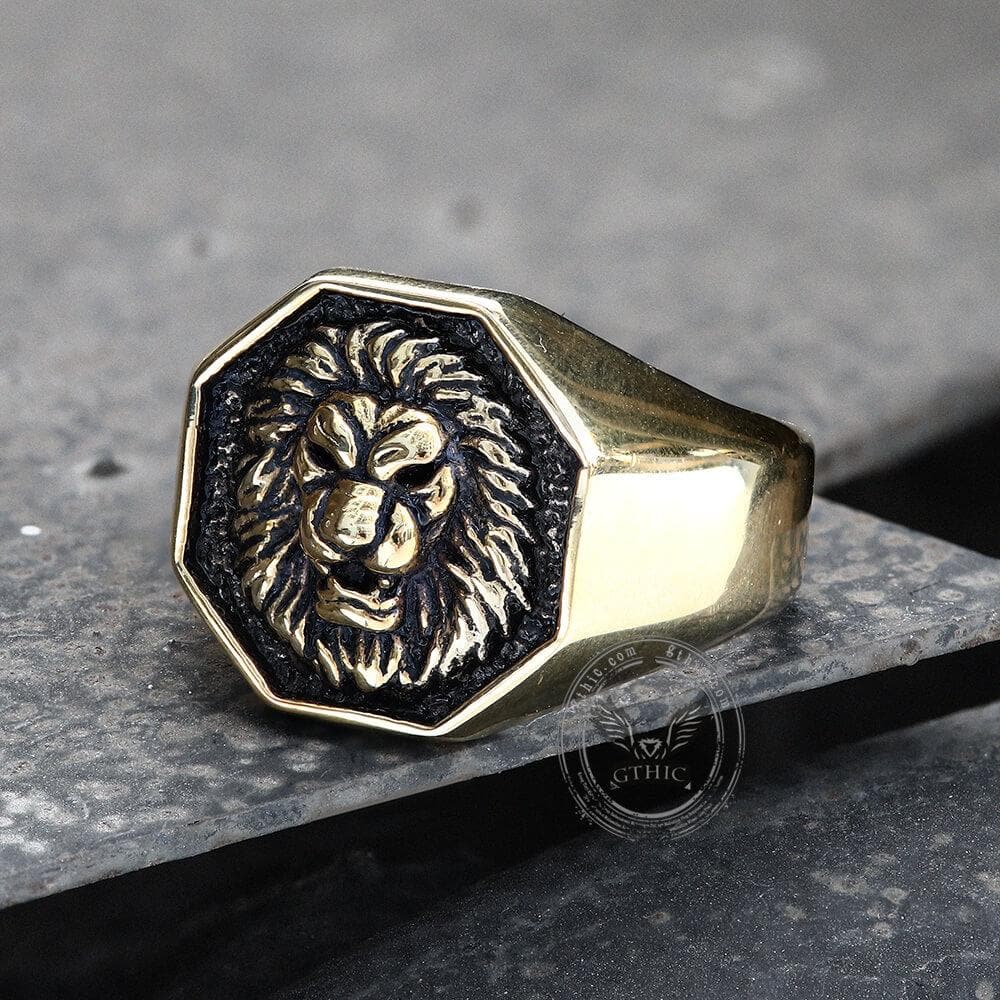 3964-fierce-lion-stainless-steel-ring-6.jpg Fierce Lion Stainless Steel Ring