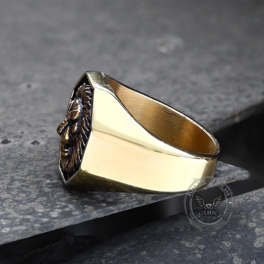 3964-fierce-lion-stainless-steel-ring-7.jpg Fierce Lion Stainless Steel Ring