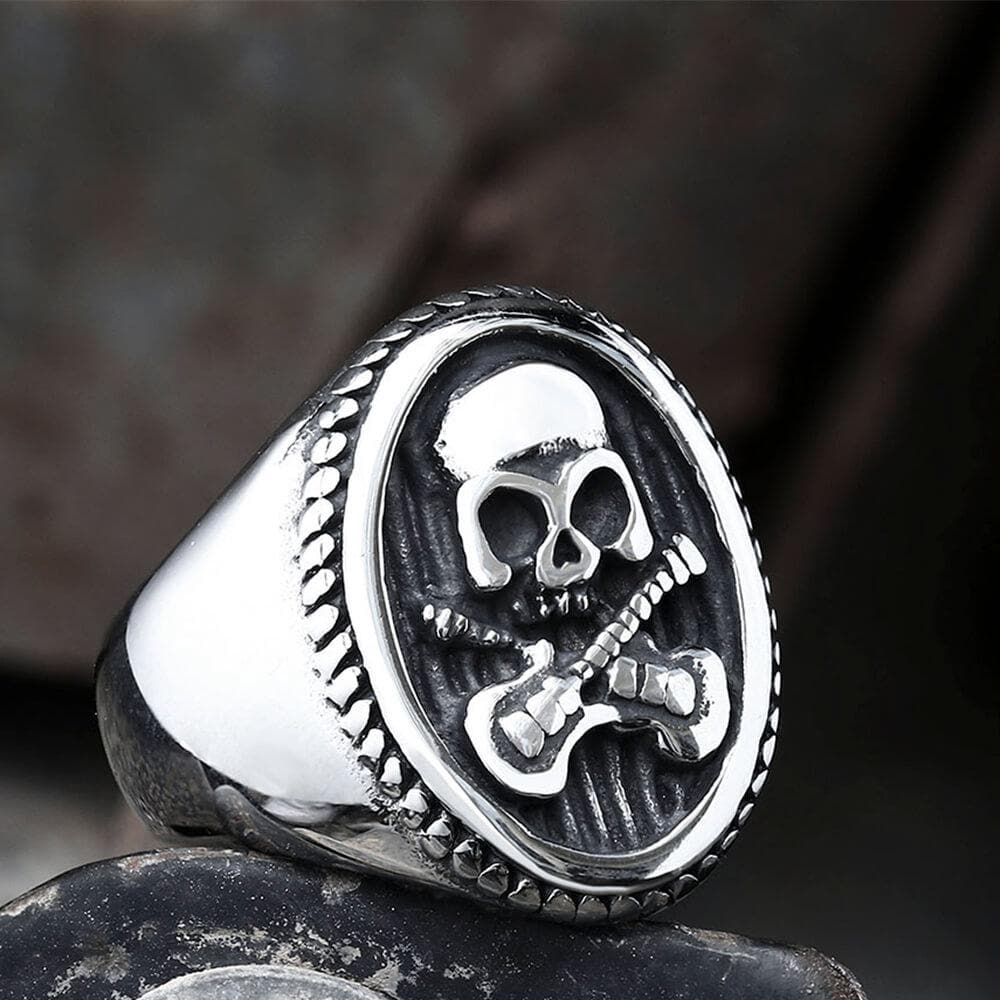 4047-guitar-skull-stainless-steel-ring-1.jpg Guitar Skull Stainless Steel Ring