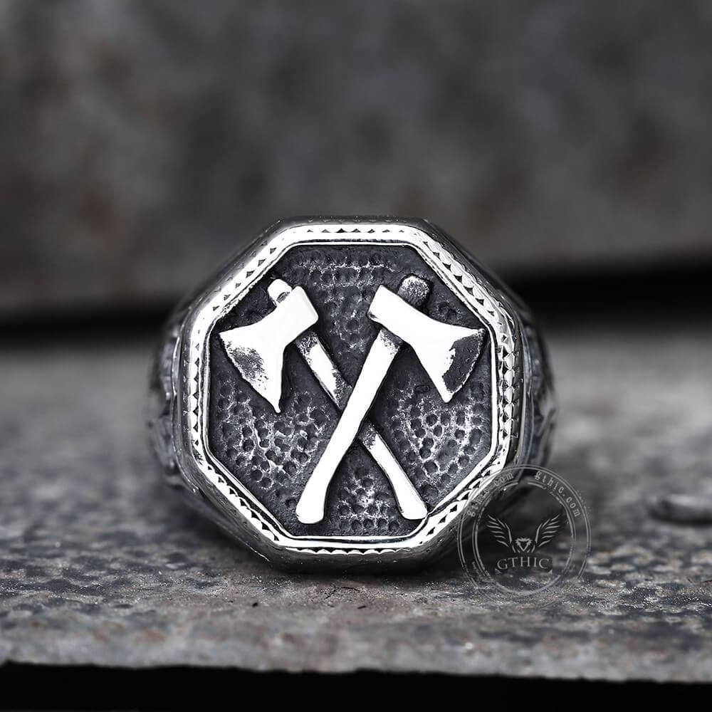 4063-viking-axe-stainless-steel-ring-1.jpg Viking Axe Stainless Steel Ring