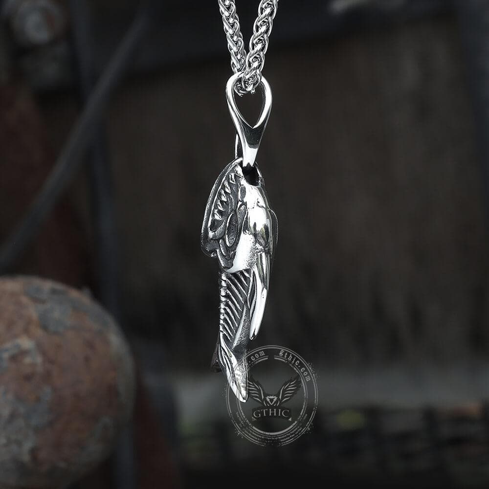 4093-fish-skeleton-stainless-steel-pendant-6.jpg Fish Skeleton Stainless Steel Pendant