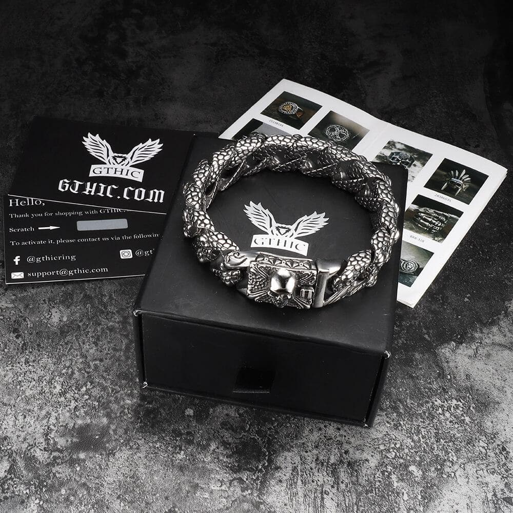 4095-skull-and-cross-stainless-steel-bracelet-11.jpg Skull and Cross Stainless Steel Bracelet