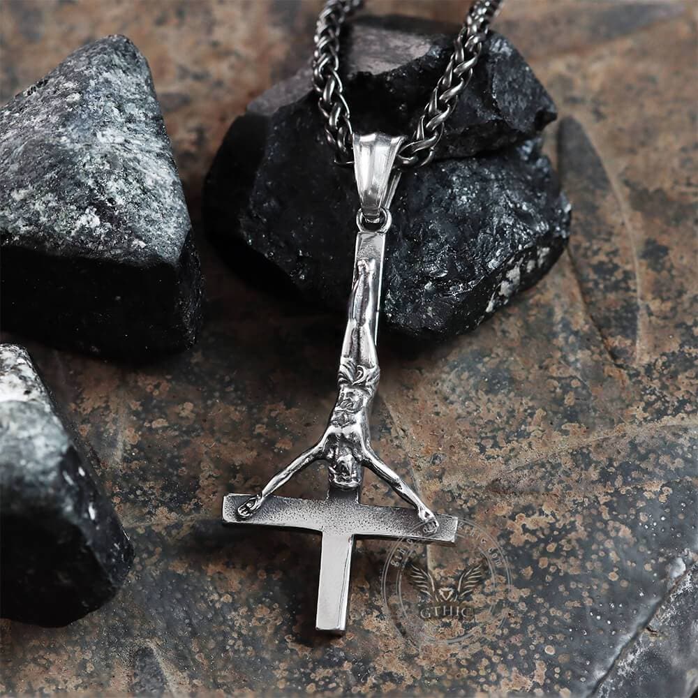 4134-cross-of-saint-peter-stainless-steel-pendant-4.jpg Cross of Saint Peter Stainless Steel Pendant