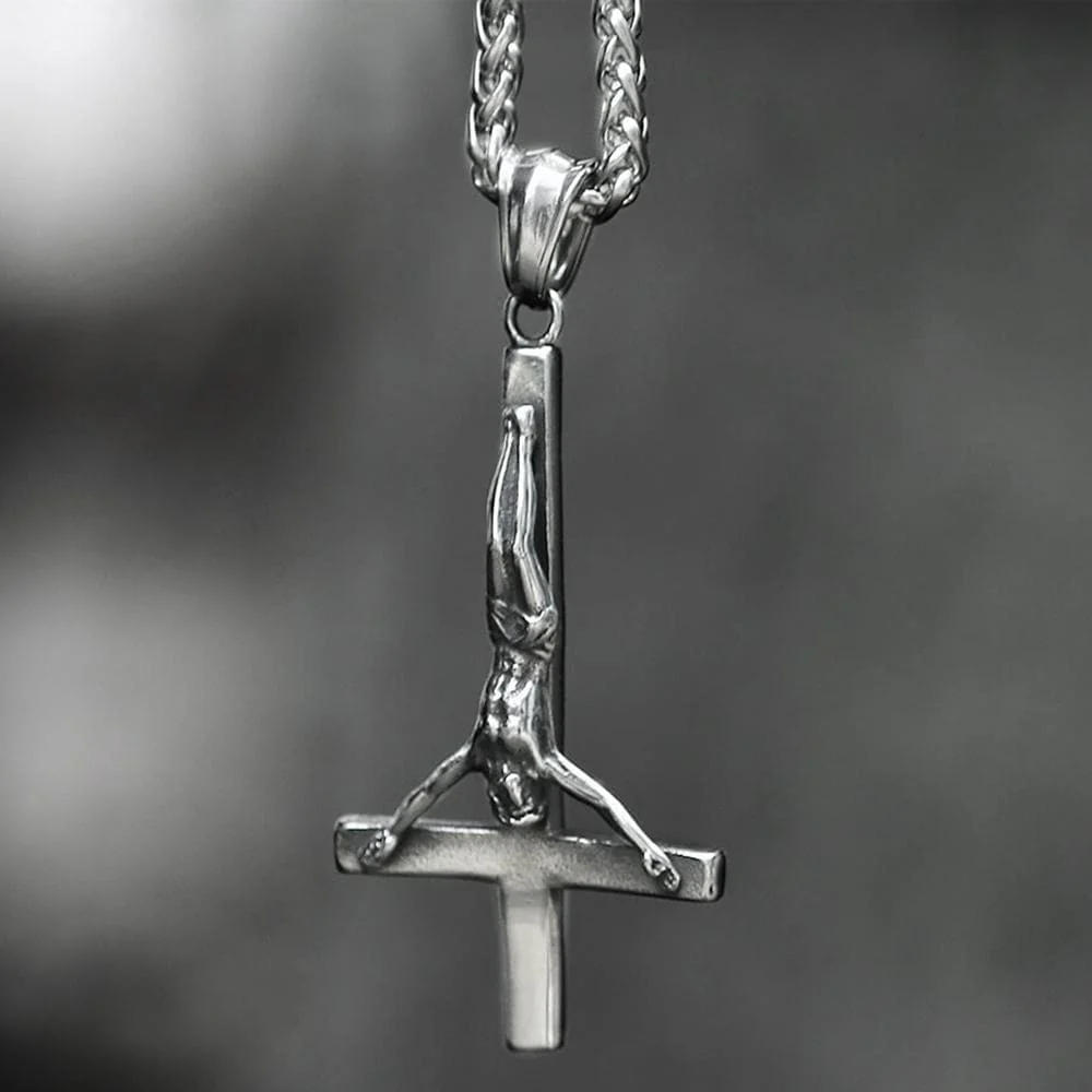 4134-cross-of-saint-peter-stainless-steel-pendant-6.webp Cross of Saint Peter Stainless Steel Pendant