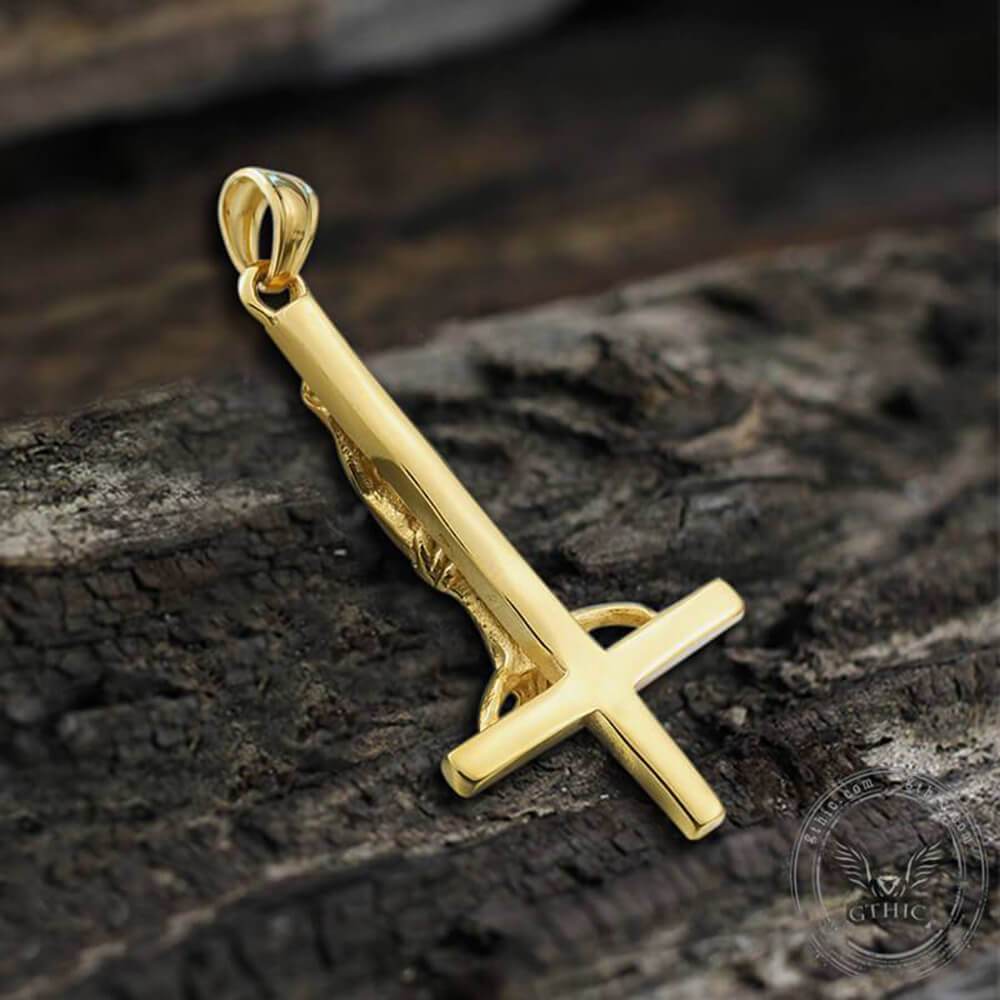 4134-cross-of-saint-peter-stainless-steel-pendant-8.jpg Cross of Saint Peter Stainless Steel Pendant