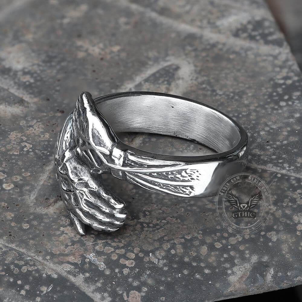 4140-hugging-hands-stainless-steel-ring-5.jpg Hugging Hands Stainless Steel Ring