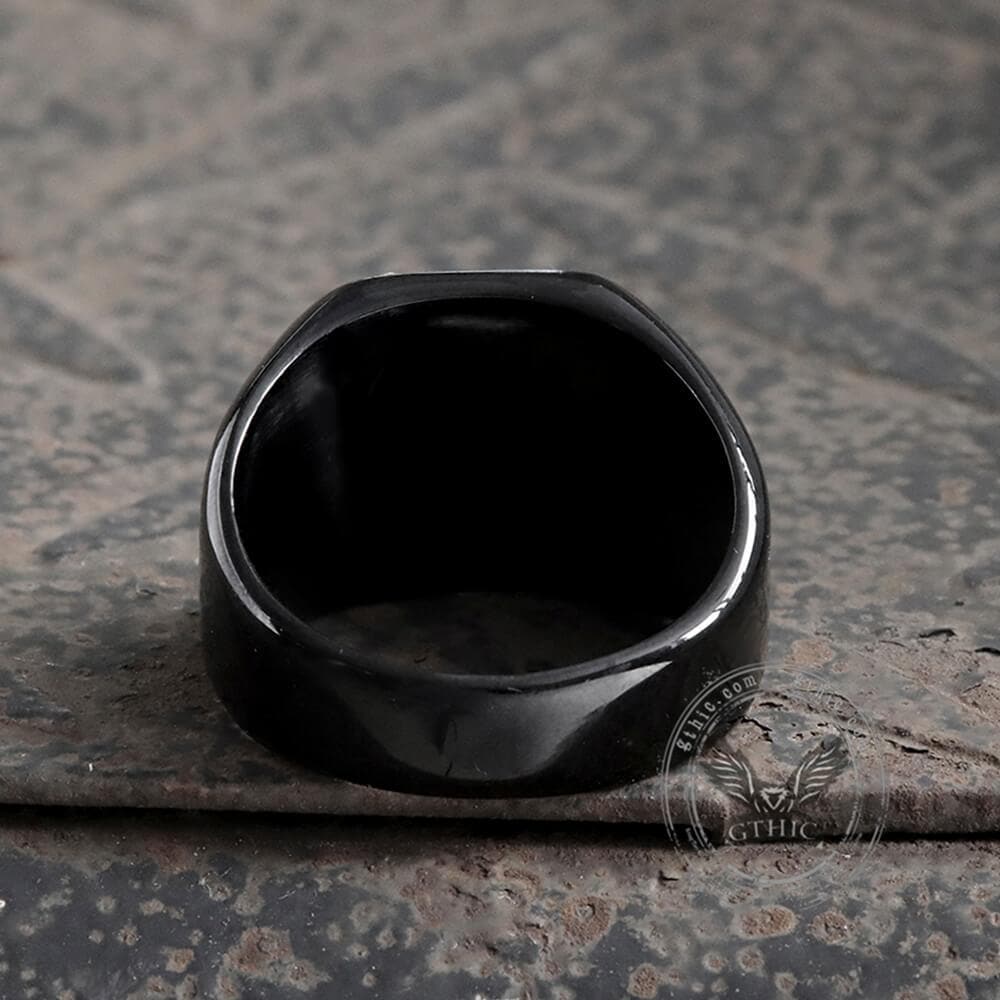 Double-Headed Eagle Stainless Steel Signet Ring