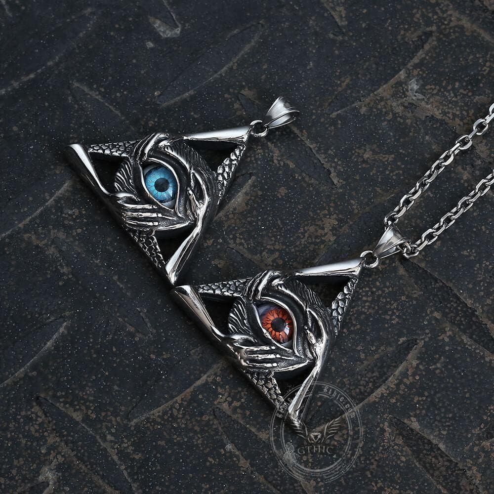 4271-triangular-evil-eye-skull-bones-stainless-steel-pendant-5.jpg Triangular Evil Eye Skull Bones Stainless Steel Pendant