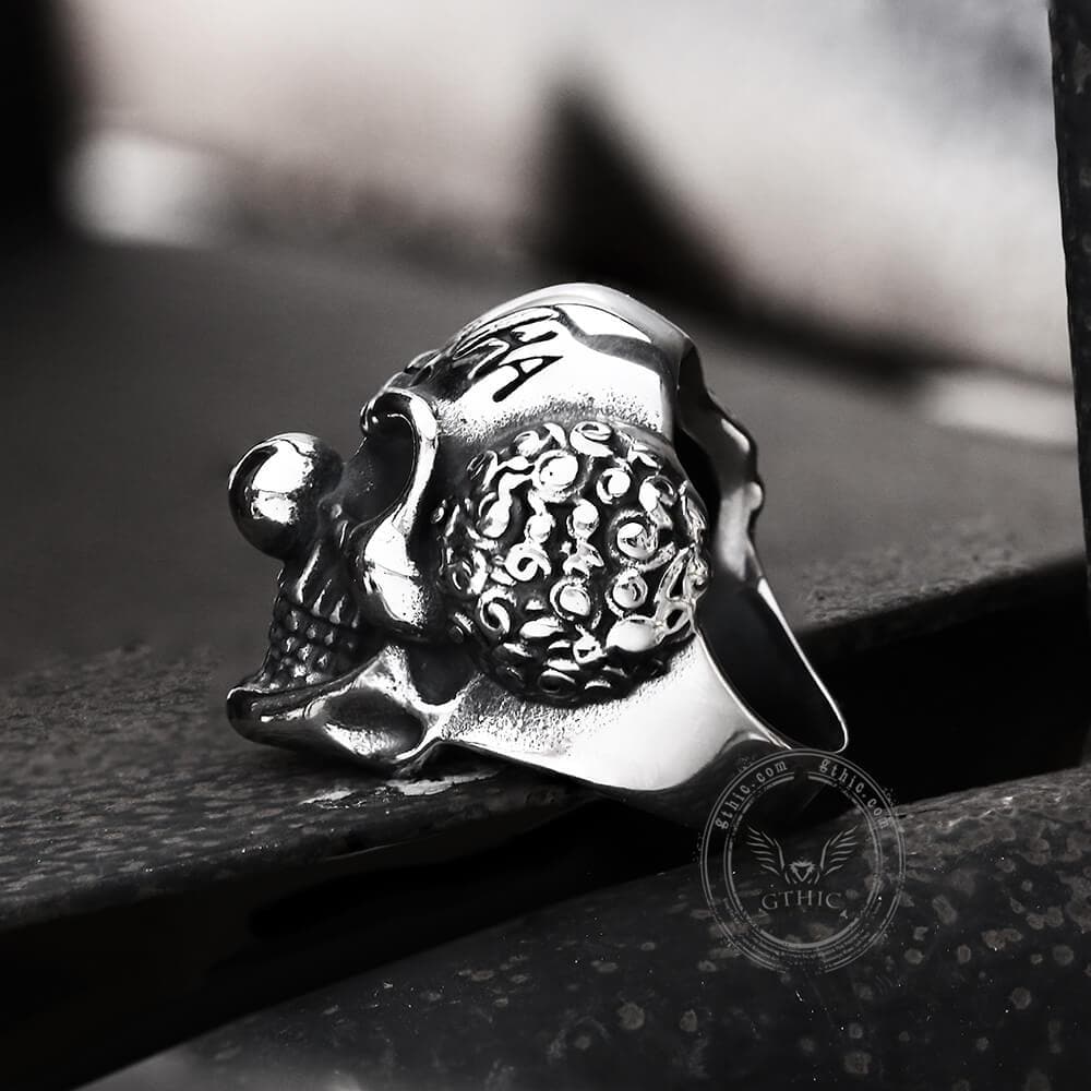 4282-vintage-joker-clown-stainless-steel-skull-ring-4.jpg Vintage Joker Clown Stainless Steel Skull Ring