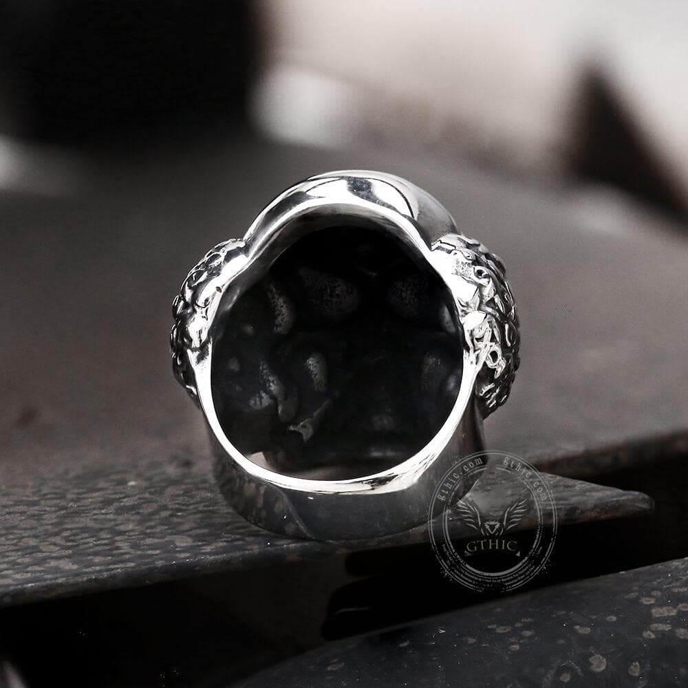 4282-vintage-joker-clown-stainless-steel-skull-ring-5.jpg Vintage Joker Clown Stainless Steel Skull Ring