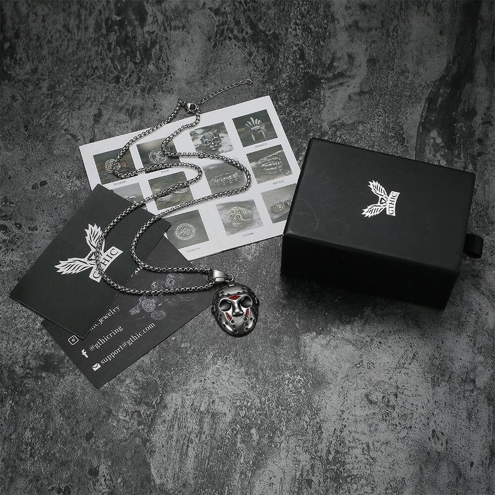 4459-jason-voorhees-stainless-steel-pendant-7.jpg Jason Voorhees Stainless Steel Pendant