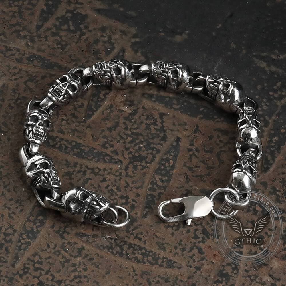 4488-vampire-skull-stainless-steel-bracelet-3.jpg Vampire Skull Stainless Steel Bracelet