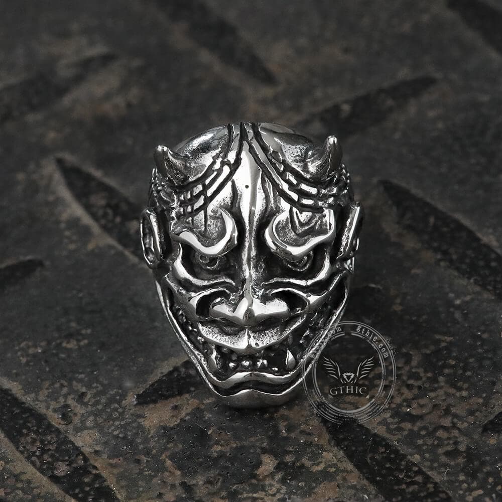 4672-demon-oni-stainless-steel-ring-1.jpg Demon Oni Stainless Steel Ring