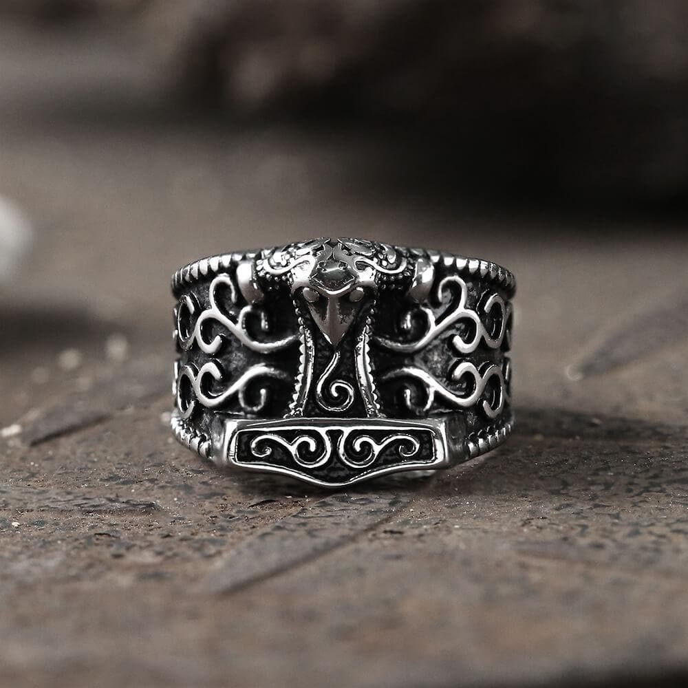 4722-mjollnir-hammer-stainless-steel-viking-ring-3.jpg Mjöllnir hammer Stainless Steel Viking Ring