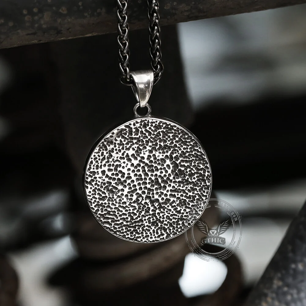 Gothic Skull Tree of Life Stainless Steel Pendant